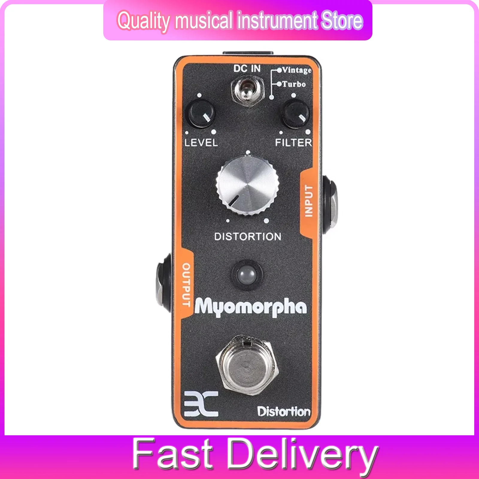 Педаль эффектов для гитары ENO TC13 Distortion: классический звук RAT, винтажные и турбо-режимы, True Bypass, запчасти для электрогитары
Педаль эффектов для гитары ENO TC13 Distortion: классический звук RAT, винтажные и турбо-режимы, True Bypass, запчасти для электрогитары