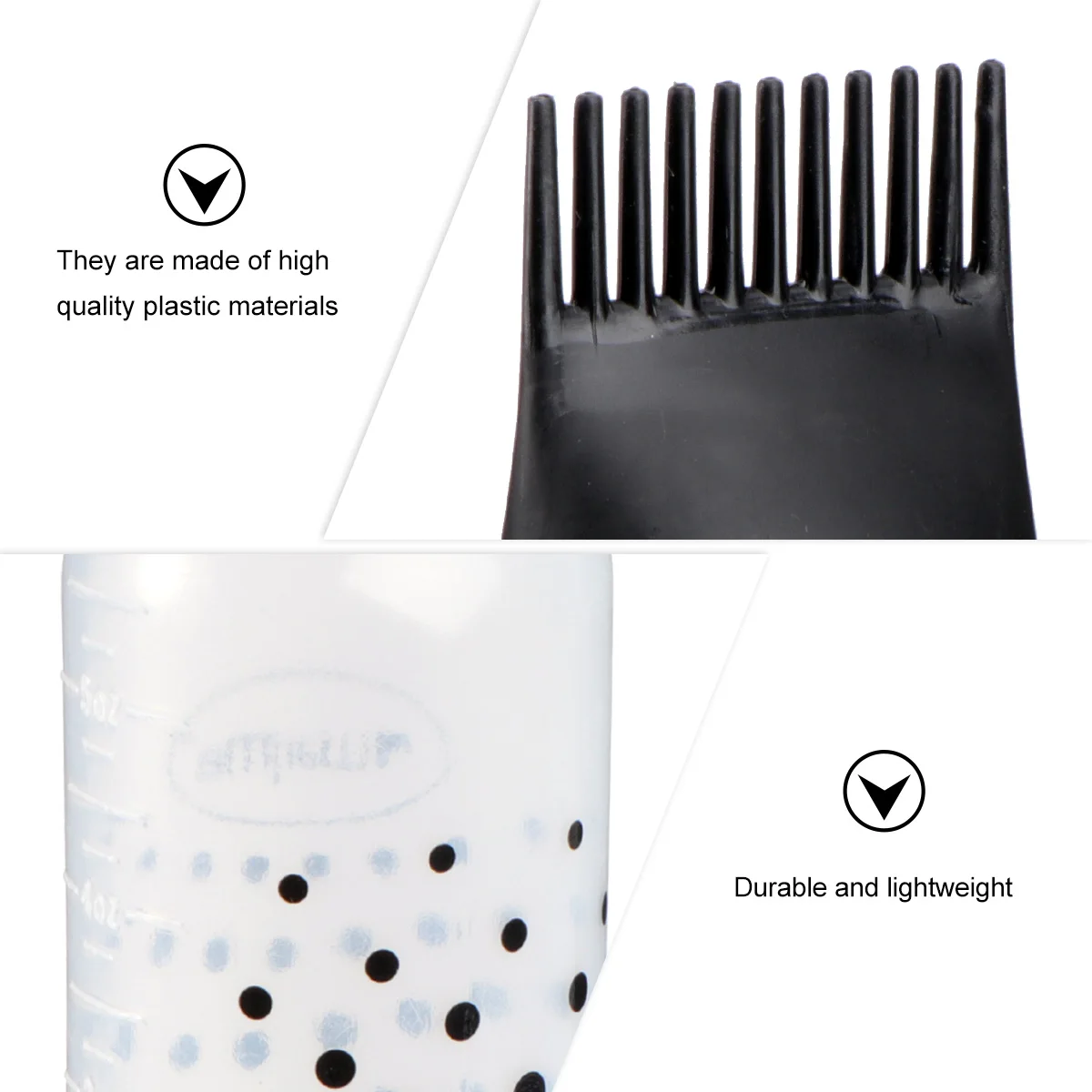 3 Pcs Cleaning Bottles Durable Plastic Hair Hair Dye Bottle With Comb Coloring Applicator Salon Home Store Use Comb Head Bottle
3 Pcs Cleaning Bottles Durable Plastic Hair Hair Dye Bottle With Comb Coloring Applicator Salon Home Store Use Comb Head Bottle