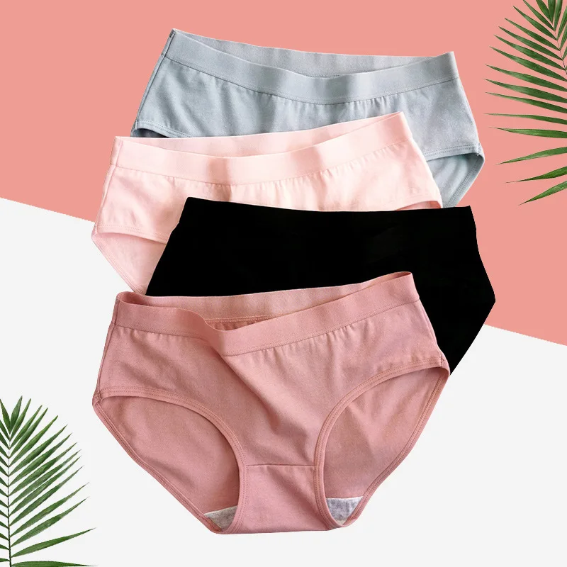 4 Piece Thin Cotton Underwear for Women Comfortable Breathable Mid Waist Butt Enhancement Panties
4 Piece Thin Cotton Underwear for Women Comfortable Breathable Mid Waist Butt Enhancement Panties