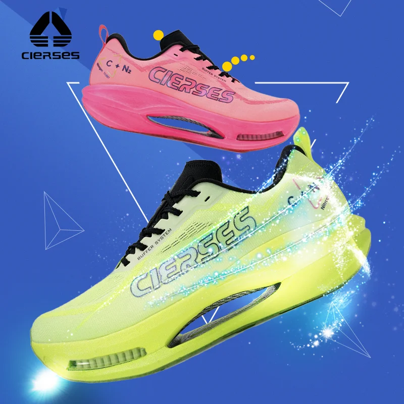 CIERSES Carbon Plate Running Shoes for Men Women Lightweight Breathable Athletic Sneakers Marathon Training Shoes
CIERSES Carbon Plate Running Shoes for Men Women Lightweight Breathable Athletic Sneakers Marathon Training Shoes