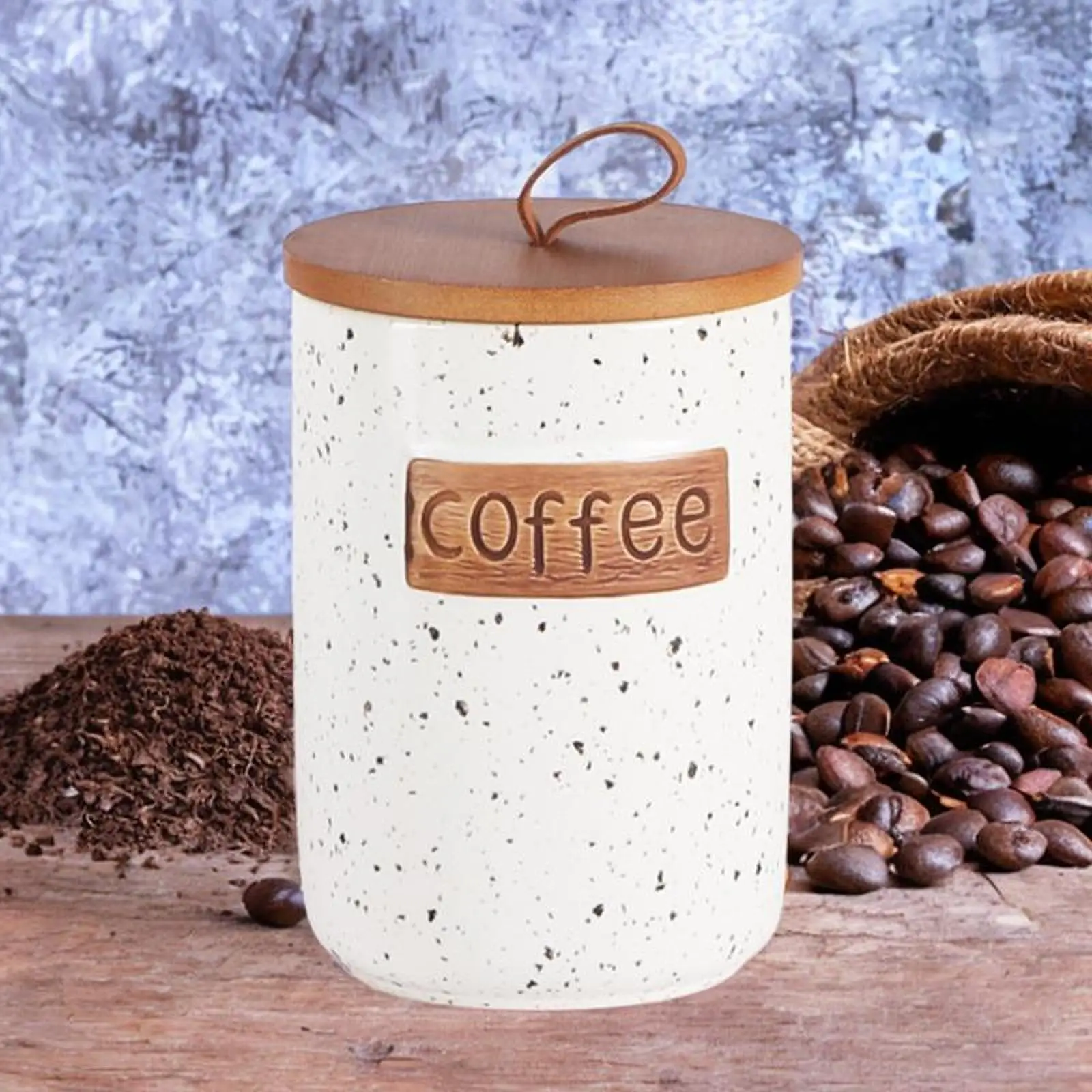 Nordic Sealed Moisture-proof Wooden Lid Handle Ceramic Food Storage Suitable for Coffee Beans Tea Sugar Kitchen Seasoning Spices
Nordic Sealed Moisture-proof Wooden Lid Handle Ceramic Food Storage Suitable for Coffee Beans Tea Sugar Kitchen Seasoning Spices