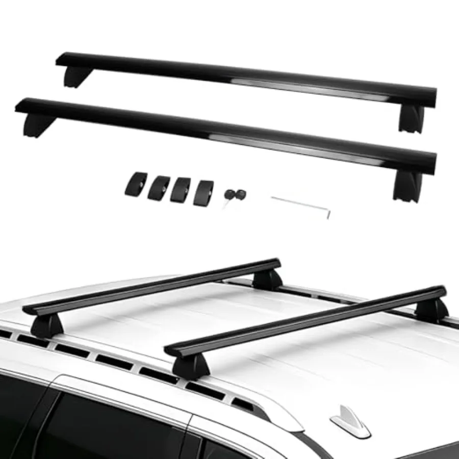 2 PCS Roof Rack Cross Bars Compatible with 2011-2021 Grand Cherokee with Grooved Side Rails 150LBS Capacity Lockable Heavy Duty
2 PCS Roof Rack Cross Bars Compatible with 2011-2021 Grand Cherokee with Grooved Side Rails 150LBS Capacity Lockable Heavy Duty