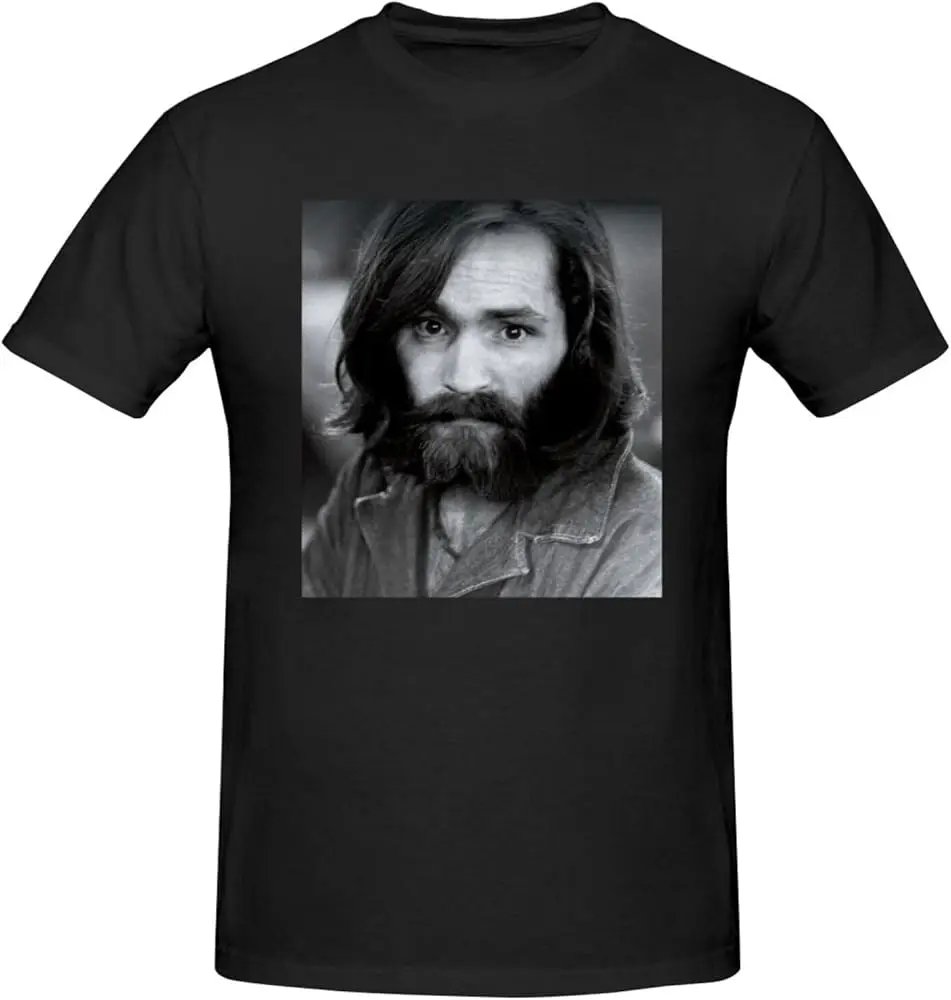 Manson Men's T-Shirt Novelty Casual Cotton Crew Neck Short Sleeve T Shirts Printed Tees
Manson Men's T-Shirt Novelty Casual Cotton Crew Neck Short Sleeve T Shirts Printed Tees