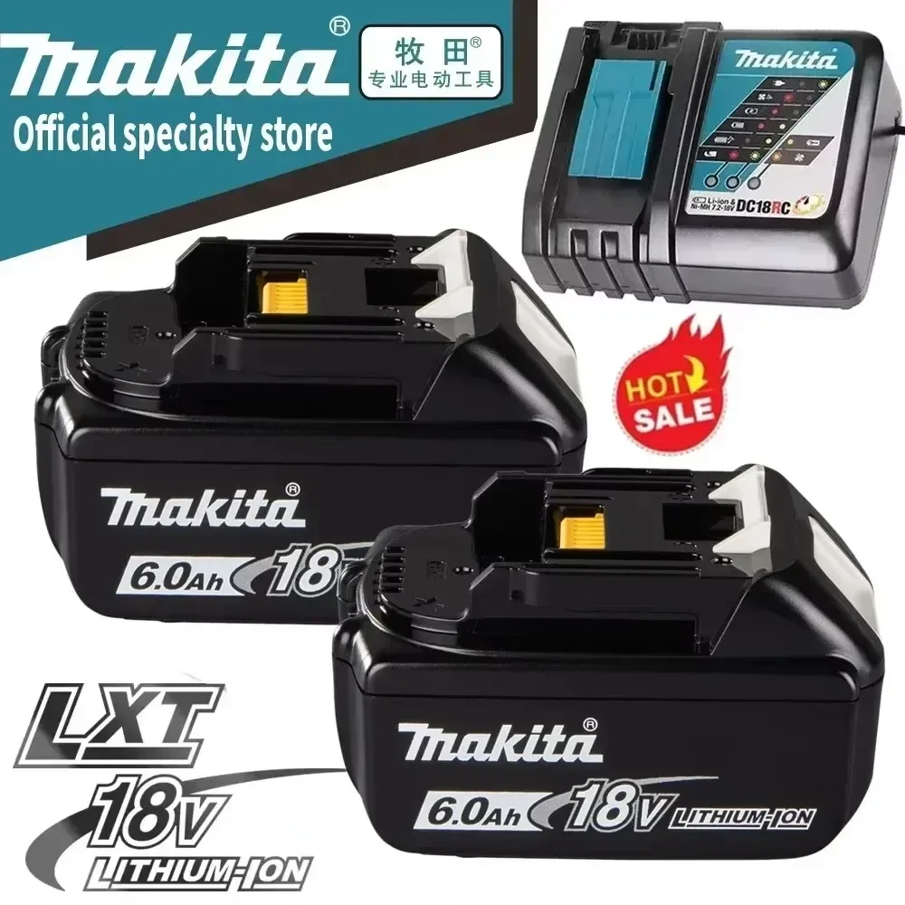 100% Original Makita Rechargeable Power Tool Battery, Replaceable LED Lithium-ion, 6.0 Ah 18V LXT BL1860B BL1860BL1850 BL1830
100% Original Makita Rechargeable Power Tool Battery, Replaceable LED Lithium-ion, 6.0 Ah 18V LXT BL1860B BL1860BL1850 BL1830