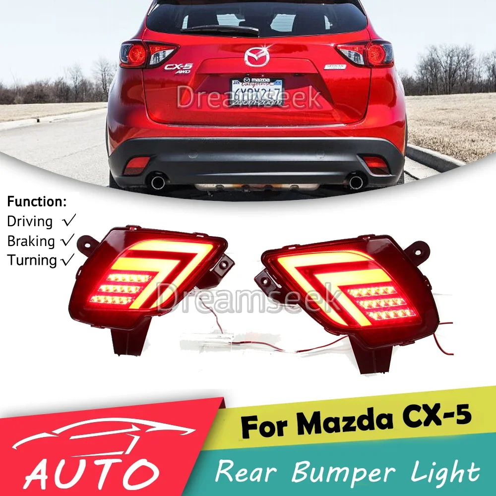 LED Reflector Rear Bumper Tail Light for Mazda CX-5 CX5 2013 2014 2015 2016 Driving Brake Lamp w/ Turn Signal Red Lens
LED Reflector Rear Bumper Tail Light for Mazda CX-5 CX5 2013 2014 2015 2016 Driving Brake Lamp w/ Turn Signal Red Lens