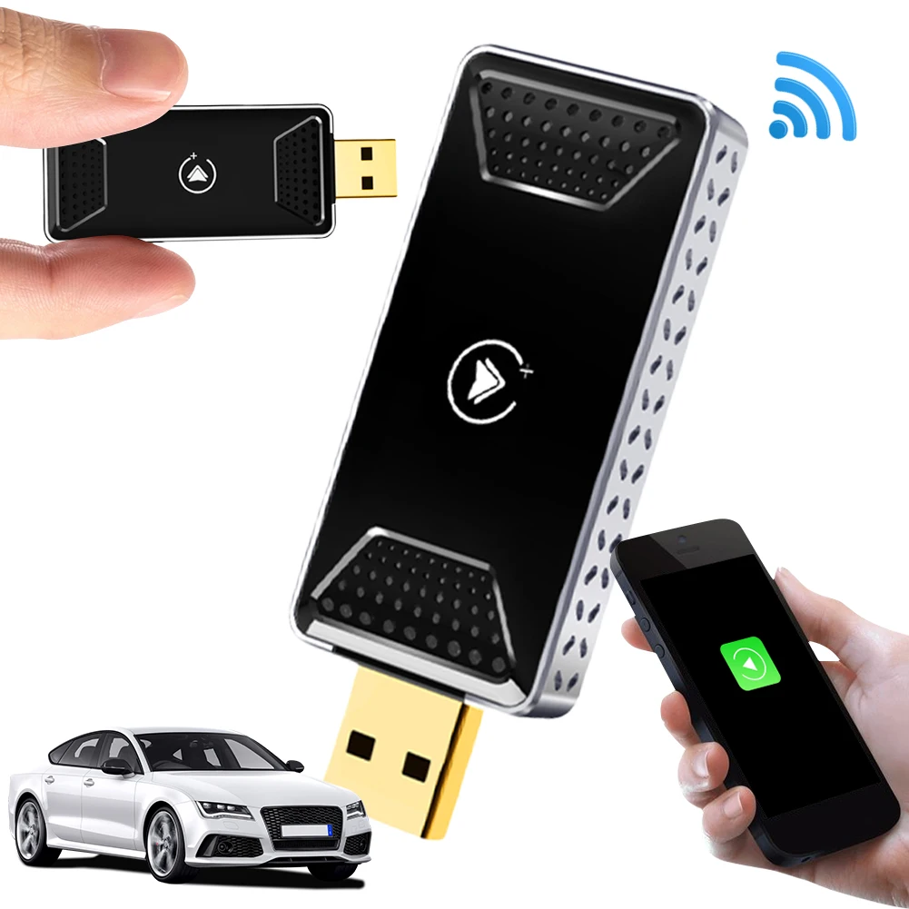 Wireless Carplay Android Auto Adapter Android 12 Wired To Wireless Carplay Dongle Smart AI Box for OEM Wired CarPlay Cars
Wireless Carplay Android Auto Adapter Android 12 Wired To Wireless Carplay Dongle Smart AI Box for OEM Wired CarPlay Cars