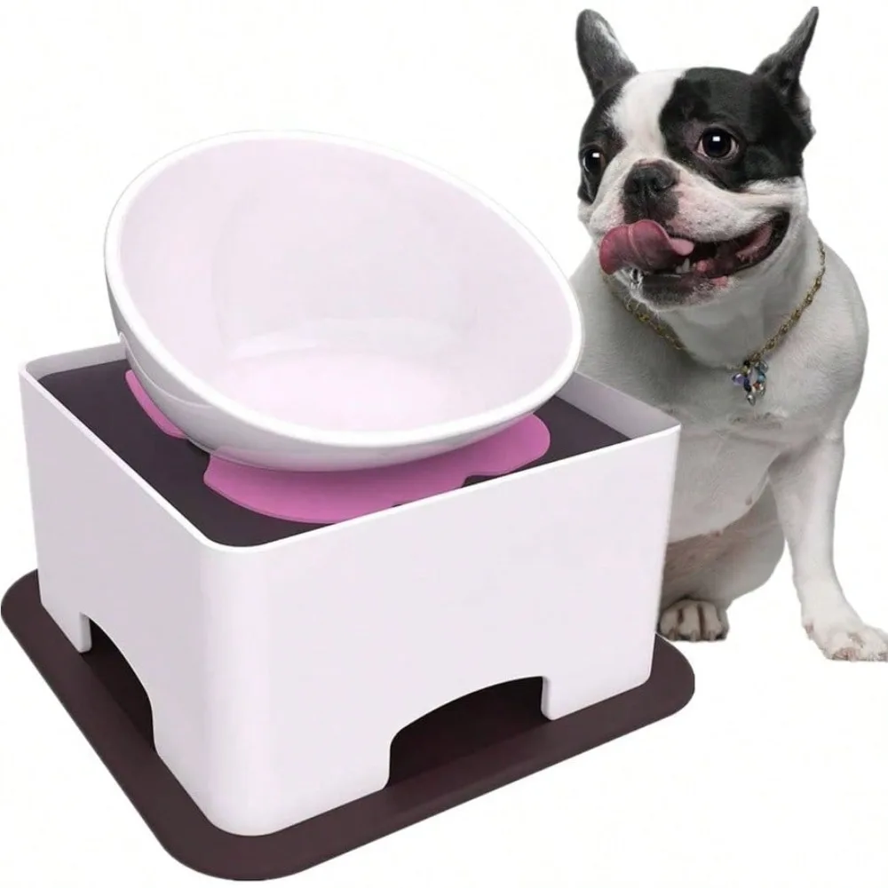 Bulldog Bowl Dog Feeding Bowl - Dog Dish Wide Mouth Pet Sterile Tilted Pet Feeder With Anti - Skid Rubber Small Medium D
Bulldog Bowl Dog Feeding Bowl - Dog Dish Wide Mouth Pet Sterile Tilted Pet Feeder With Anti - Skid Rubber Small Medium D