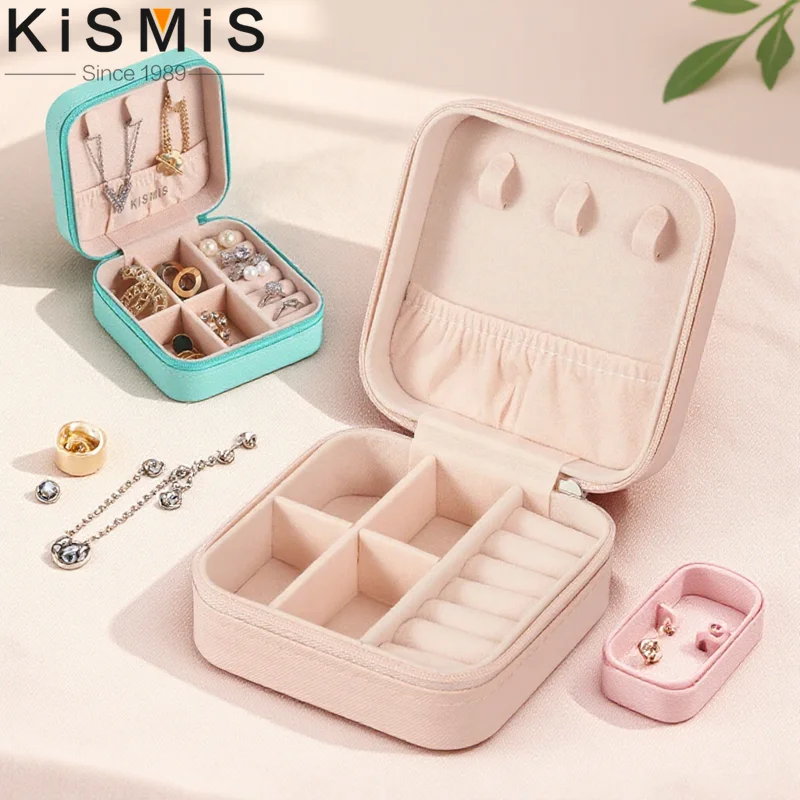 Portable PU Leather Jewelry Case Organizer Small Rings Earrings Necklace Bracelet Storage Box
Portable PU Leather Jewelry Case Organizer Small Rings Earrings Necklace Bracelet Storage Box