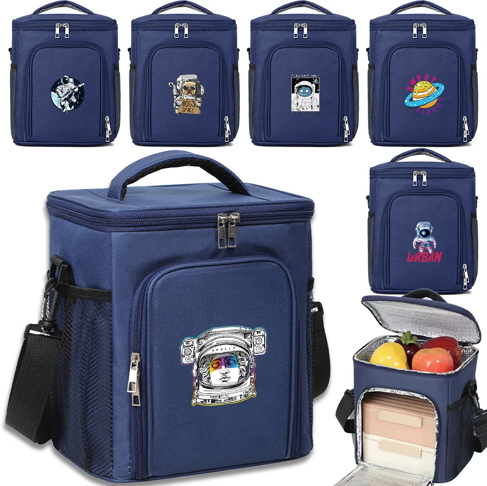 Ice Pack Lunch Bag Thermal Cooler Bag Food Delivery Box Astronaut Printing Series Large Capacity Insulated Picnic Lunch Case
Ice Pack Lunch Bag Thermal Cooler Bag Food Delivery Box Astronaut Printing Series Large Capacity Insulated Picnic Lunch Case
