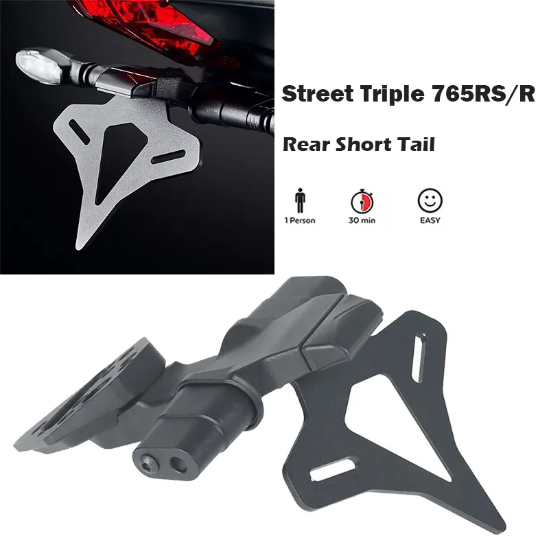 For Street Triple 765RS 765R 765 RS 765 R Motorcycle Rear Short Tail Stock Tidy License Plate Holder Tailstock Bracket LED Light
For Street Triple 765RS 765R 765 RS 765 R Motorcycle Rear Short Tail Stock Tidy License Plate Holder Tailstock Bracket LED Light