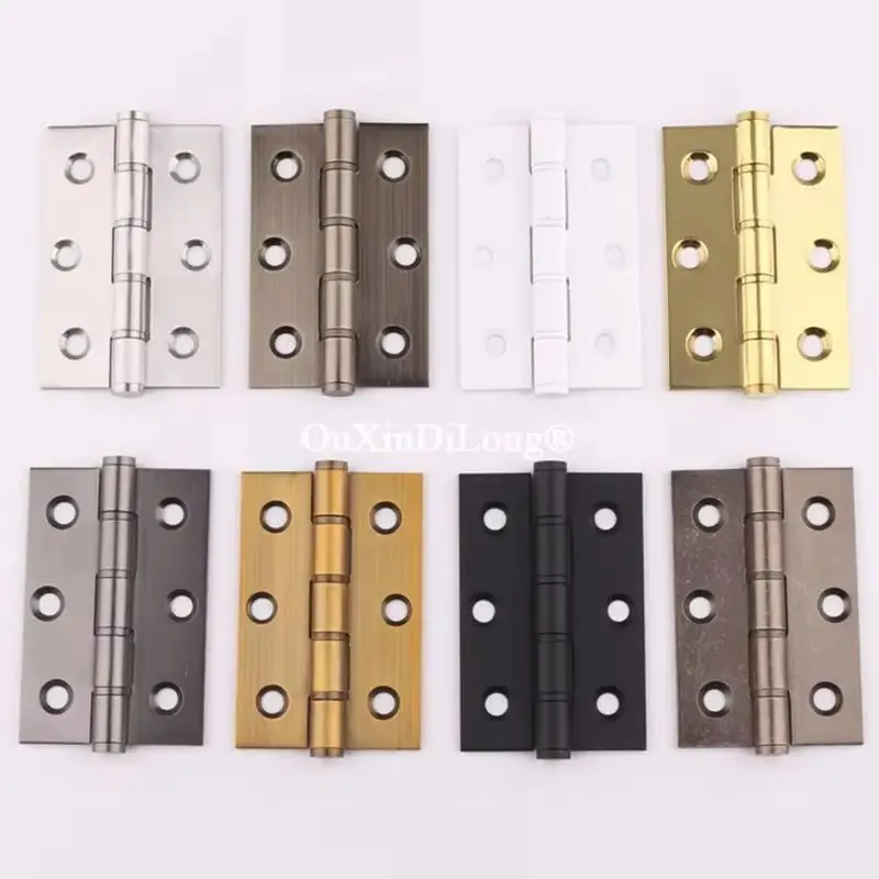 Фирменная Новинка, 3 шт., 3 дюйма, дверные петли из нержавеющей стали, петли для шкафа, обувного шкафа, подшипник, плавная бесшумная мебельная петля
Фирменная Новинка, 3 шт., 3 дюйма, дверные петли из нержавеющей стали, петли для шкафа, обувного шкафа, подшипник, плавная бесшумная мебельная петля