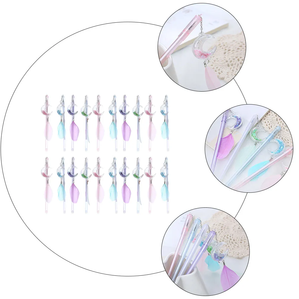 20pcs Black Gel Smooth Writing Replacement Refill Moon Pendant Pens For School Office Student Writing Stationery Gel
20pcs Black Gel Smooth Writing Replacement Refill Moon Pendant Pens For School Office Student Writing Stationery Gel