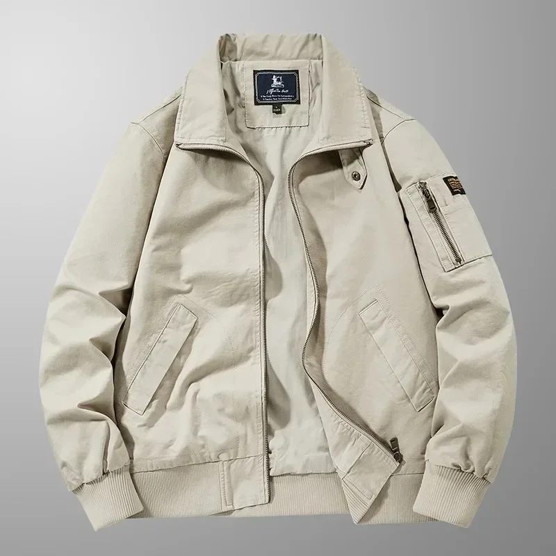 Spring Autumn Men Clothing Vintage Trendy Loose Lapel Fit Bomber Jacket Men Casual Thin Baseball Uniform Coat Denim Jacket
Spring Autumn Men Clothing Vintage Trendy Loose Lapel Fit Bomber Jacket Men Casual Thin Baseball Uniform Coat Denim Jacket