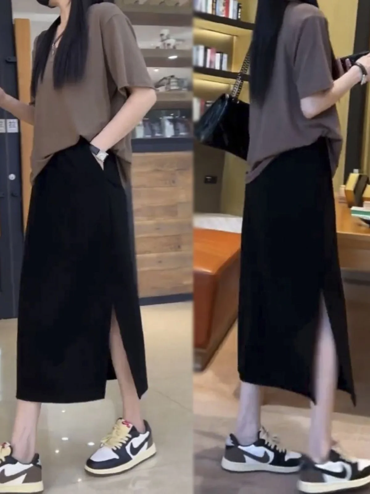 plus Size 300 Pounds Mid-Length A-Line Skirt with Slits for Women Summer Loose Slimming High Waist Korean Style Casual Skirt
plus Size 300 Pounds Mid-Length A-Line Skirt with Slits for Women Summer Loose Slimming High Waist Korean Style Casual Skirt