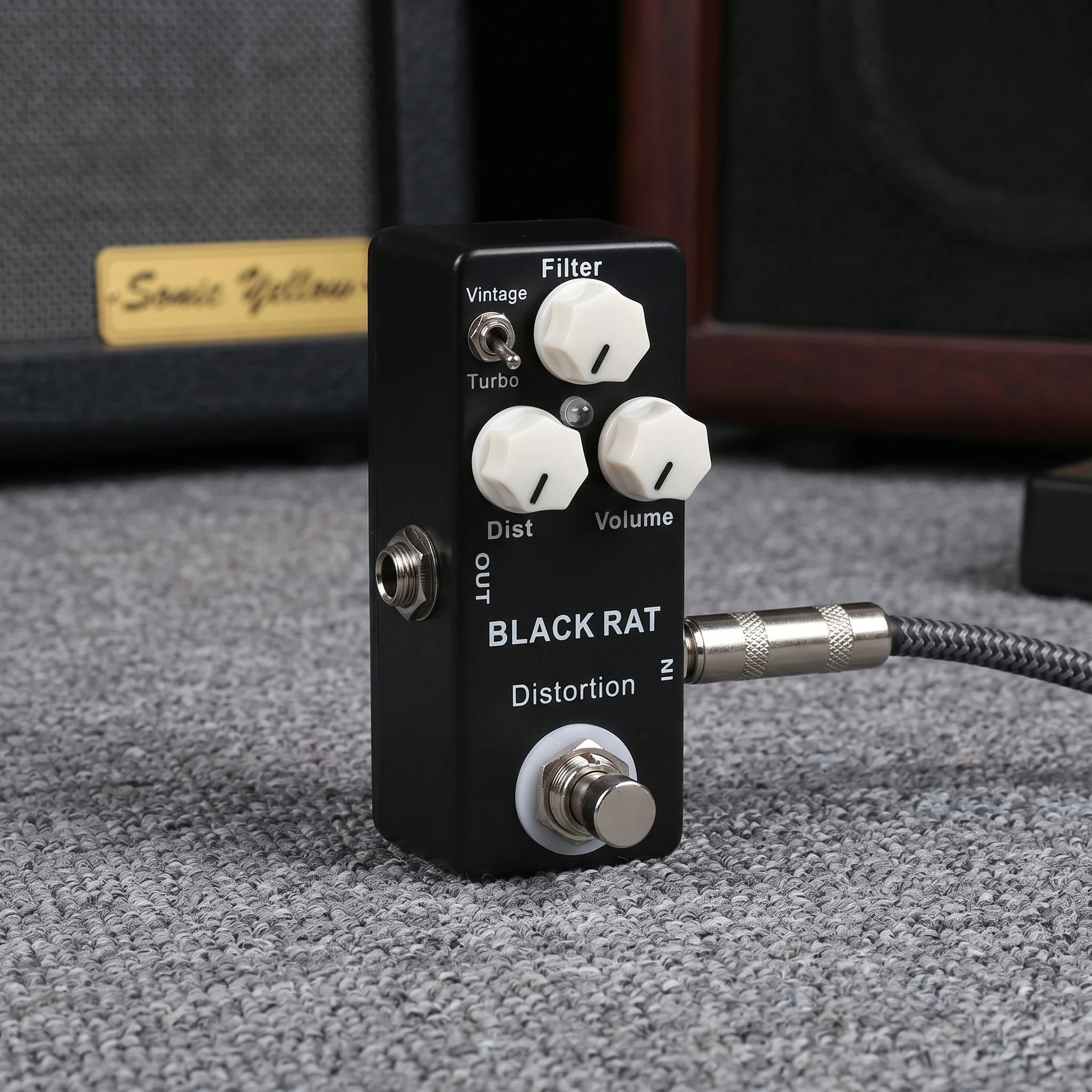 Mosky Black RAT Mini Guitar Effect Pedal, Distortion True Bypass Tone Filter Gain Volume Knobs Analog Zinc-Alloy for Stage
Mosky Black RAT Mini Guitar Effect Pedal, Distortion True Bypass Tone Filter Gain Volume Knobs Analog Zinc-Alloy for Stage