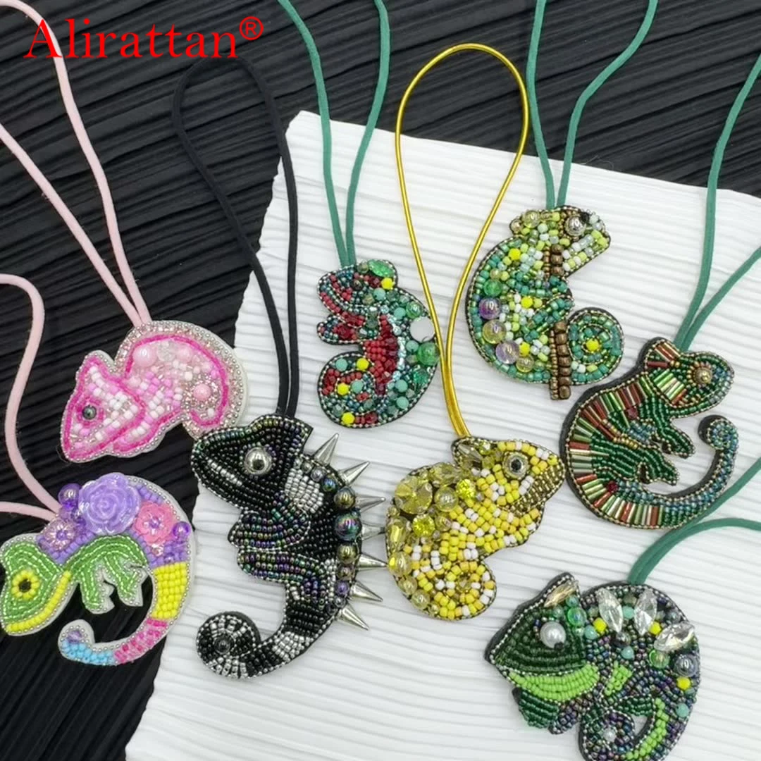 Alirattan 2025 New Fashionable Handmade Beaded Colorful Lizard Animal Packaging Accessories Keychain Pendants Accessories
Alirattan 2025 New Fashionable Handmade Beaded Colorful Lizard Animal Packaging Accessories Keychain Pendants Accessories