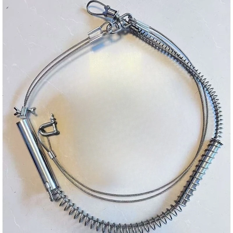 Stronger Spring For the Wild Boar Trap Replacement With Nuts Wire Rope Dia 4mm