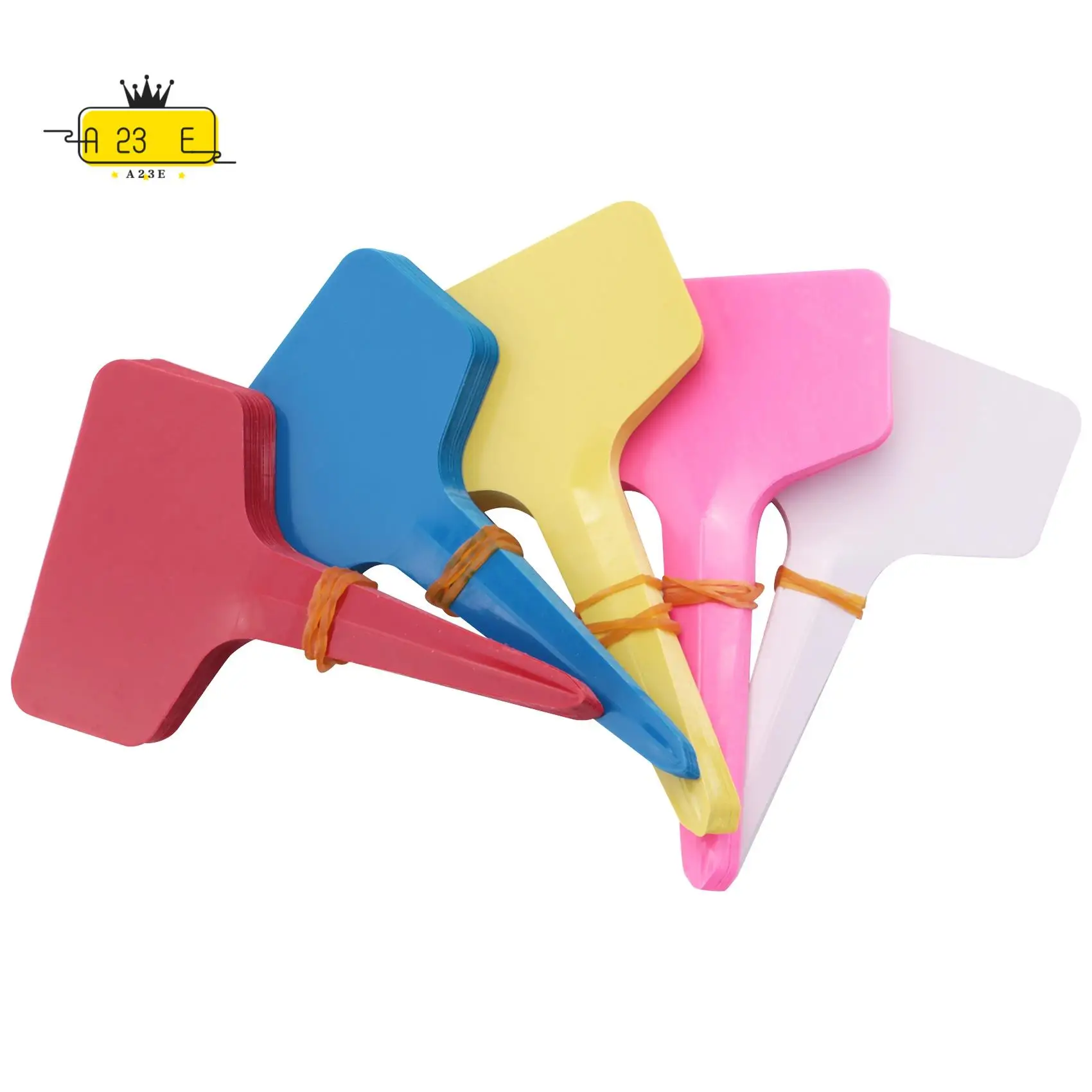 A23E-100Pcs Plant Labels Multicolor Waterproof Plastic Plant Tags T-Type Nursery Garden Labels 6 X10cm 5 Colors
A23E-100Pcs Plant Labels Multicolor Waterproof Plastic Plant Tags T-Type Nursery Garden Labels 6 X10cm 5 Colors