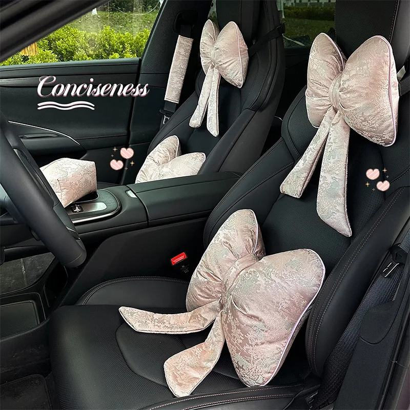 2026 New Chinese Style Fashion Car Interior Ornaments Lumbar Support Bowknot Car Neck Waist Pillow Headset
2026 New Chinese Style Fashion Car Interior Ornaments Lumbar Support Bowknot Car Neck Waist Pillow Headset