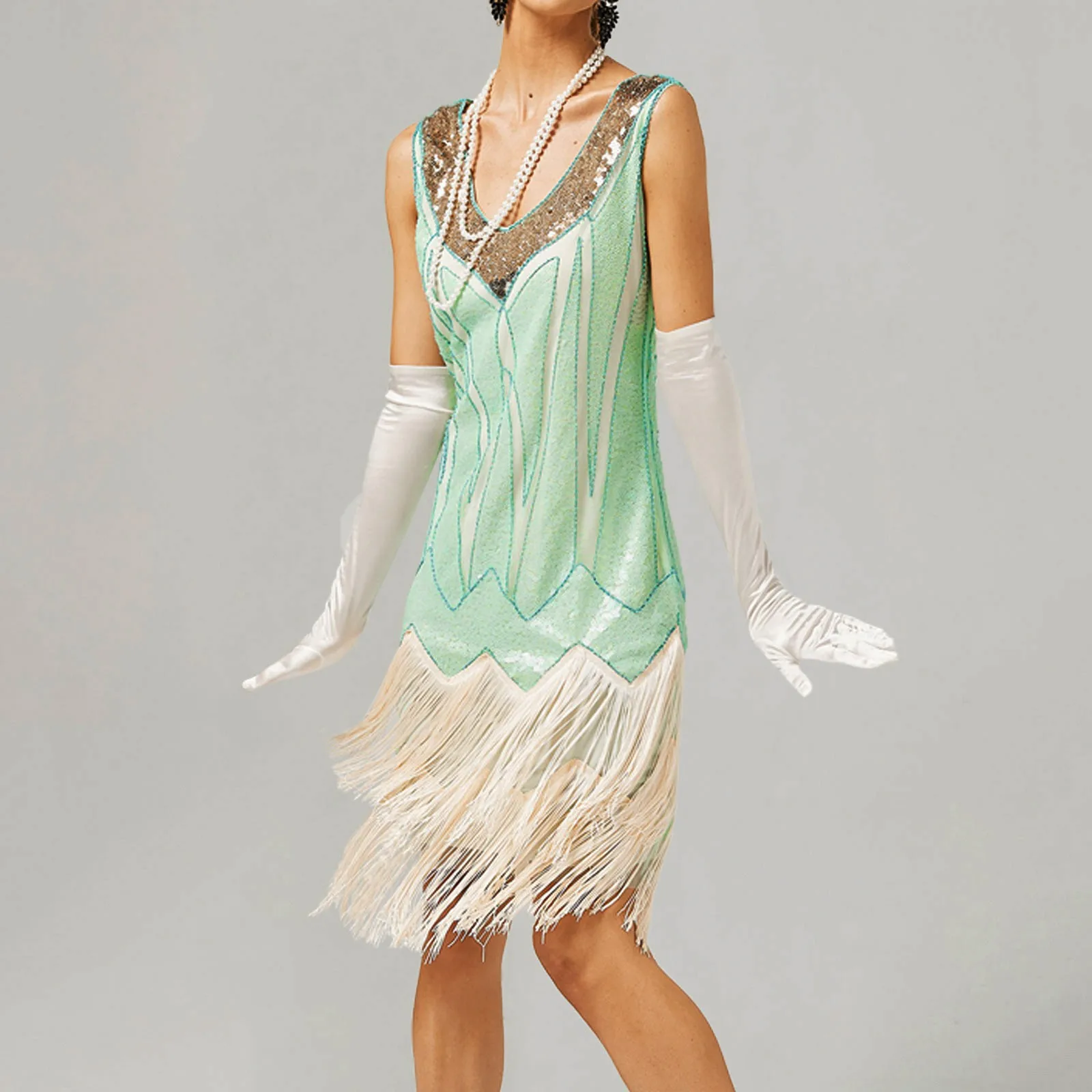 Sexy Sleeveless Female Elegant Formal Dresses Sequin Bead Double Tassels Women Dress Night Gown Cocktail Party Evening Vestidos
Sexy Sleeveless Female Elegant Formal Dresses Sequin Bead Double Tassels Women Dress Night Gown Cocktail Party Evening Vestidos
