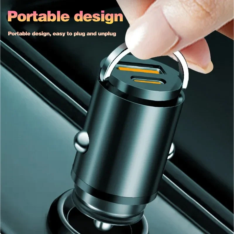 Car Cigarette Lighter Car Type C Fast Charging Charger WIth Invisible Pull Ring for iPhone Xiaomi Samsung
Car Cigarette Lighter Car Type C Fast Charging Charger WIth Invisible Pull Ring for iPhone Xiaomi Samsung