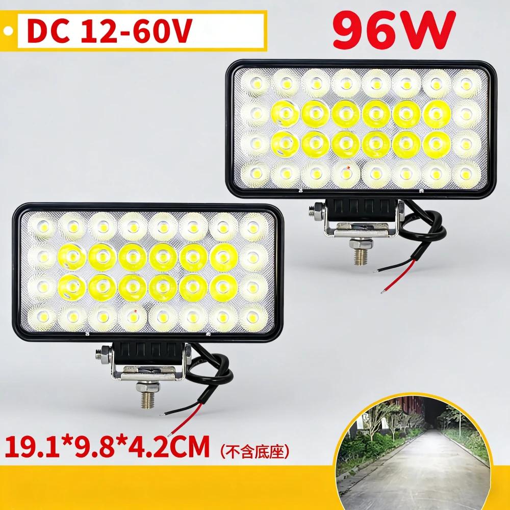 2Pcs LED Work Light 12V-60V Headlights For Loader Forklift Excavator Working Lamp Tractor Truck Auxiliary Lighting Max 96W
2Pcs LED Work Light 12V-60V Headlights For Loader Forklift Excavator Working Lamp Tractor Truck Auxiliary Lighting Max 96W
