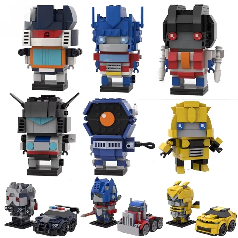 Трансформация автомобиля Brickheadz MOC робот техническая деформация авто наборы строительные блоки детские игрушки для мальчиков рождественские кирпичи подарки
Трансформация автомобиля Brickheadz MOC робот техническая деформация авто наборы строительные блоки детские игрушки для мальчиков рождественские кирпичи подарки