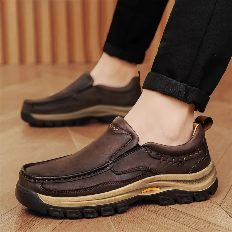 Golden Sapling Men's Loafers Fashion Casual Shoes Comfortable Platform Flats Leisure Men Flats Classics Outdoor Trekking Shoe
Golden Sapling Men's Loafers Fashion Casual Shoes Comfortable Platform Flats Leisure Men Flats Classics Outdoor Trekking Shoe