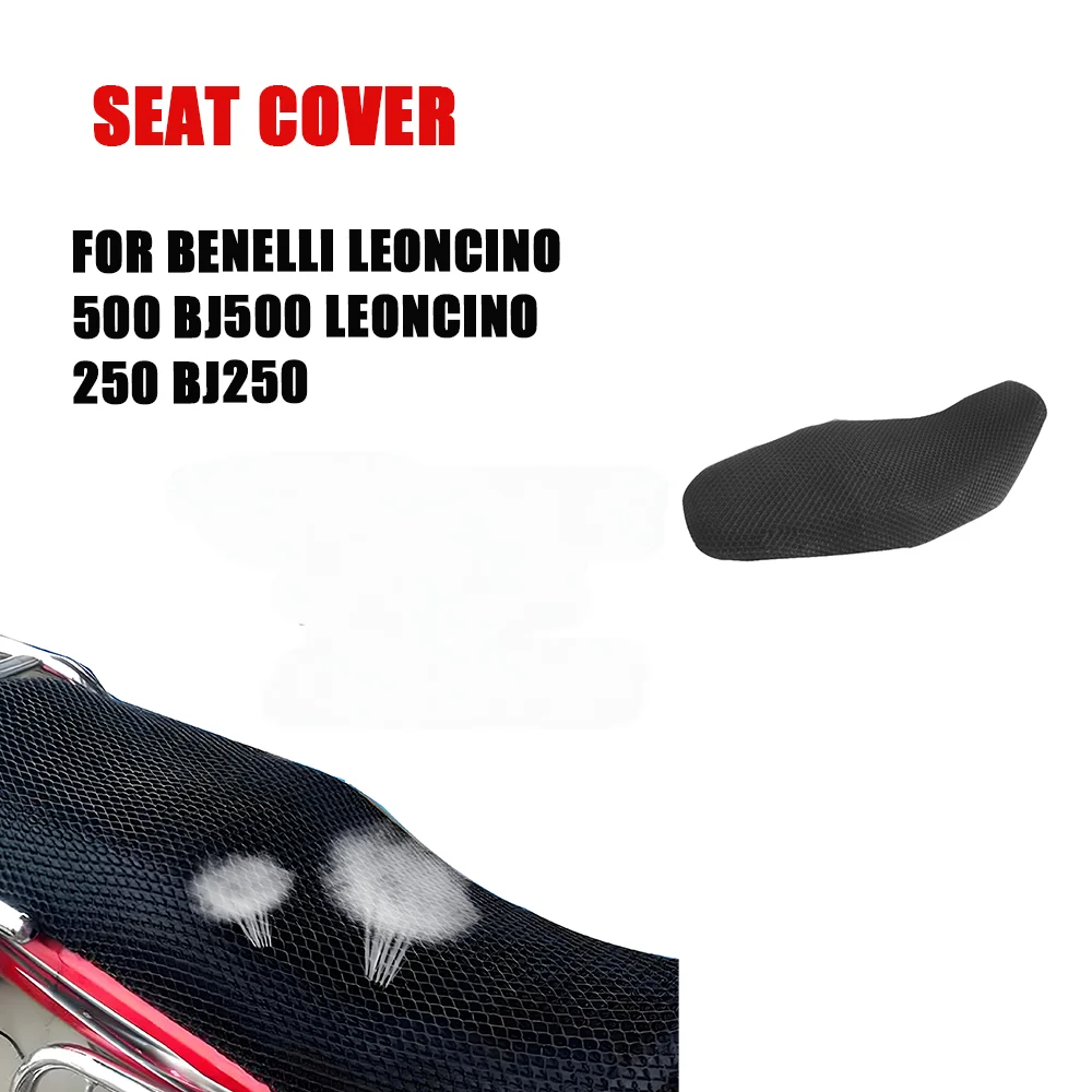 For Benelli Leoncino 500 BJ500 Leoncino 250 BJ250 motorcycle Accessories Seat Cushion Cover Anti-Slip Mesh Fabric Protector
For Benelli Leoncino 500 BJ500 Leoncino 250 BJ250 motorcycle Accessories Seat Cushion Cover Anti-Slip Mesh Fabric Protector
