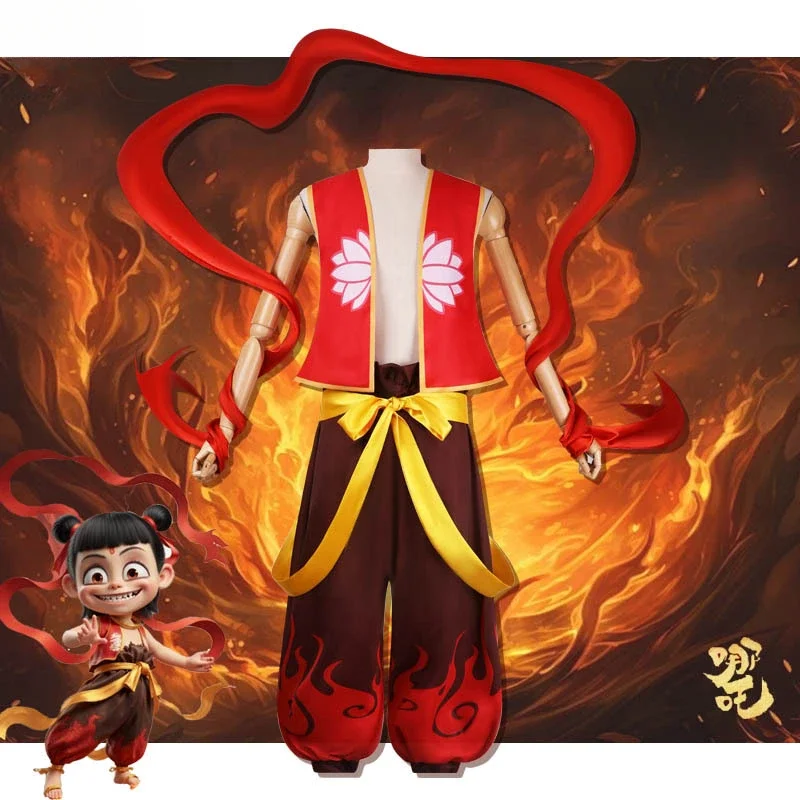 Костюмы для взрослых и детей Nezha для косплея, аниме Magic Kid Ne Zha 2, полный комплект, милый реквизит, костюм, парик, наряд из фильма для ролевых игр, костюм
Костюмы для взрослых и детей Nezha для косплея, аниме Magic Kid Ne Zha 2, полный комплект, милый реквизит, костюм, парик, наряд из фильма для ролевых игр, костюм