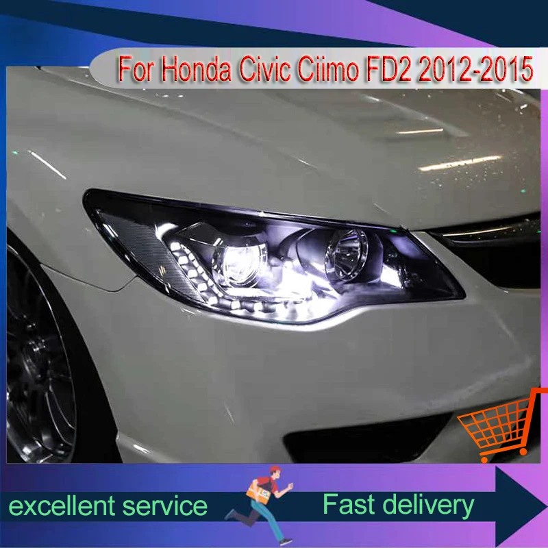 Car Accessories For Honda Civic FD2 Ciimo 2012-2015 Front Light DRL Head Lamp LED Projector Lens Headlights Vehicles Automatic
Car Accessories For Honda Civic FD2 Ciimo 2012-2015 Front Light DRL Head Lamp LED Projector Lens Headlights Vehicles Automatic