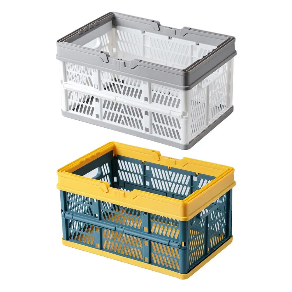 2 Pcs Collapsible Storage Bins Plastic Baskets Folding Crate Small Food Containers Premium Material Safe Kitchen Bedroom
2 Pcs Collapsible Storage Bins Plastic Baskets Folding Crate Small Food Containers Premium Material Safe Kitchen Bedroom