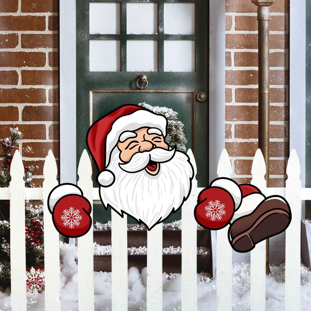 Christmas Season Outdoor Xmas Decor Santa Reindeer Snowman Decor Home Decor Party Supplies Weather-resistant Colorful Patterns
Christmas Season Outdoor Xmas Decor Santa Reindeer Snowman Decor Home Decor Party Supplies Weather-resistant Colorful Patterns