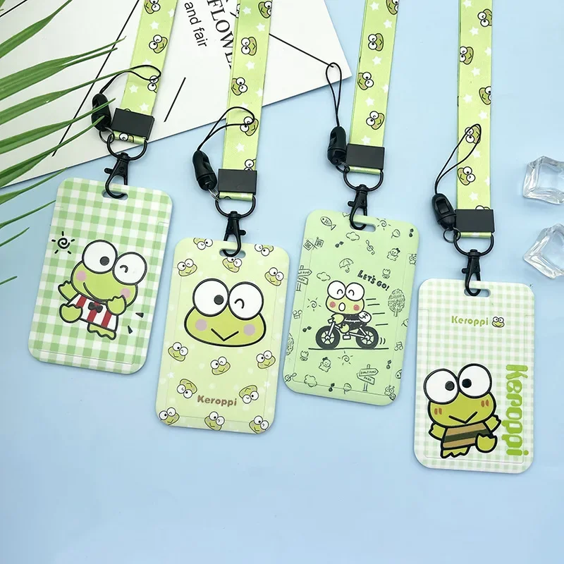 Sanrio Kawaii Keroppi ID Case Cartoon Cute Hanging Neck Work Card Access Control Card Holder Anime Student Card Protective Case
Sanrio Kawaii Keroppi ID Case Cartoon Cute Hanging Neck Work Card Access Control Card Holder Anime Student Card Protective Case