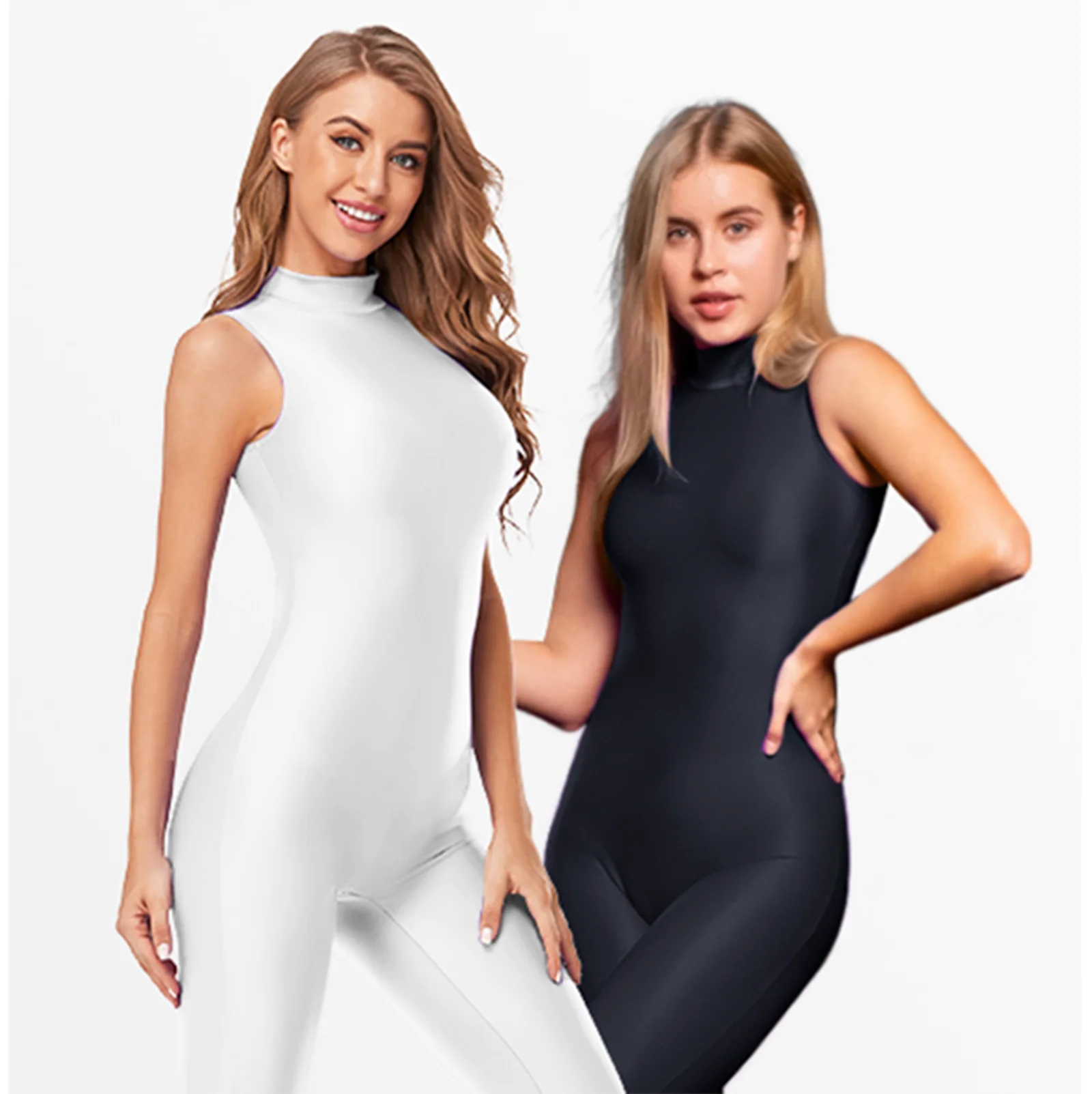 Women Turtleneck Dance Sleeveless Unitard for Adult Spandex Jumpsuits Suit One Piece gymnastic Bodysuits women Ballet Dance Wear
Women Turtleneck Dance Sleeveless Unitard for Adult Spandex Jumpsuits Suit One Piece gymnastic Bodysuits women Ballet Dance Wear