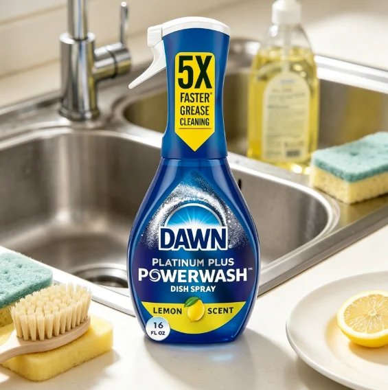 Powerwash Lemon Dishwashing Liquid Soap Starter Kit Concentrated Cleaner Degreaser for Kitchen Home Use 16 Fl Oz
Powerwash Lemon Dishwashing Liquid Soap Starter Kit Concentrated Cleaner Degreaser for Kitchen Home Use 16 Fl Oz