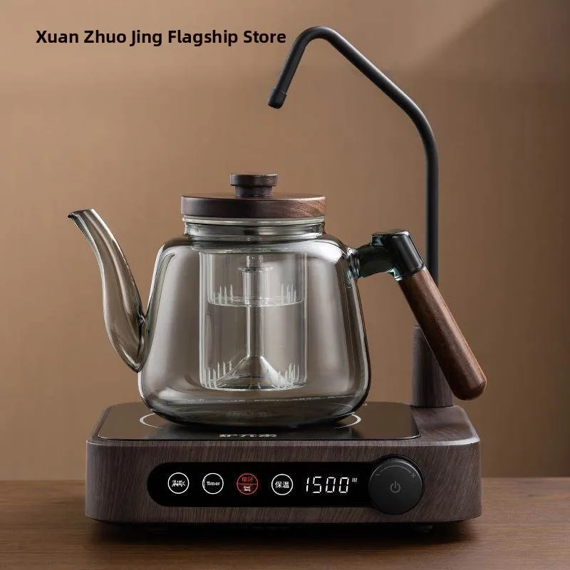 Large Size Automatic Ceramic Stove Tea Brewer Set Steaming Integrated Tea Pot with Water Pump Health Tea Set
Large Size Automatic Ceramic Stove Tea Brewer Set Steaming Integrated Tea Pot with Water Pump Health Tea Set