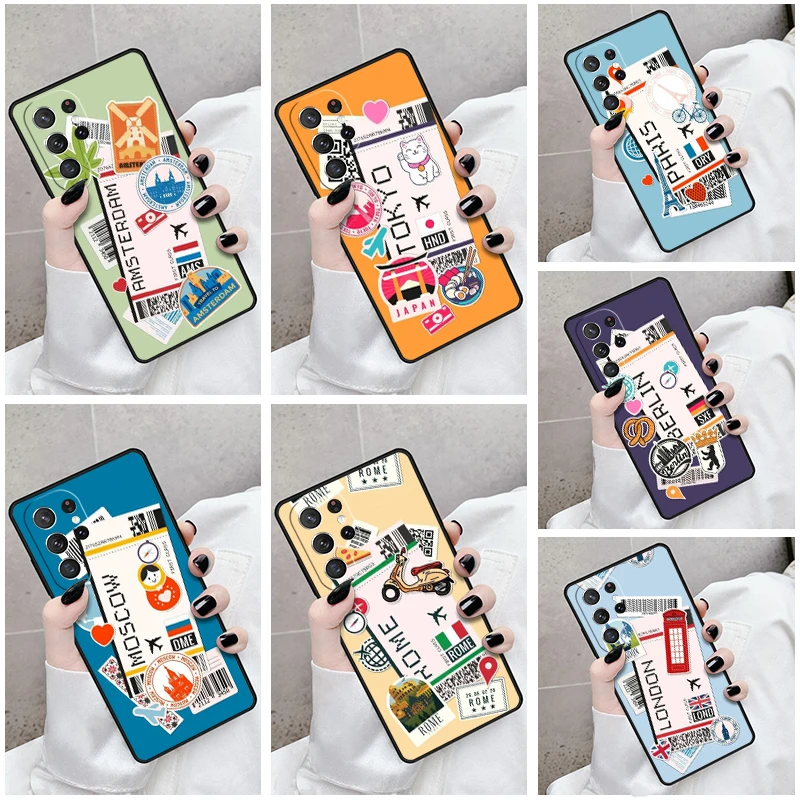 Чехол для телефона Samsung Galaxy S24 S25 S23 S21fe S22 Ultra Plus Note 10 20, чехол BOARDING PASS 
Чехол для телефона Samsung Galaxy S24 S25 S23 S21fe S22 Ultra Plus Note 10 20, чехол BOARDING PASS