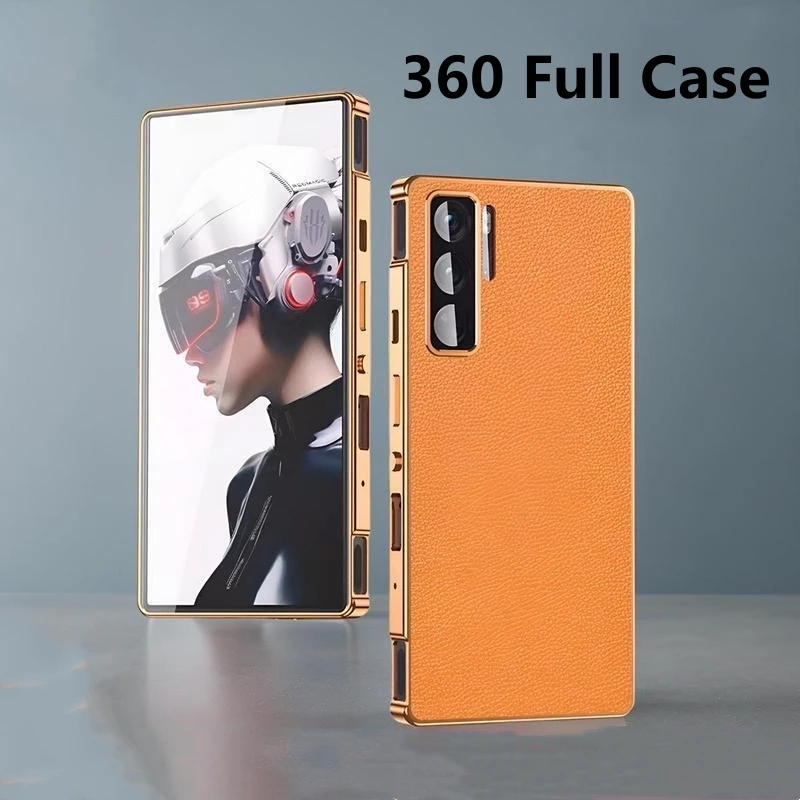 For Red Magic 10 Pro Case 360 Full Case For Nubia RedMagic 10 Pro Plus Tempered Glass Leather Cover Double Sided Protect Shell
For Red Magic 10 Pro Case 360 Full Case For Nubia RedMagic 10 Pro Plus Tempered Glass Leather Cover Double Sided Protect Shell