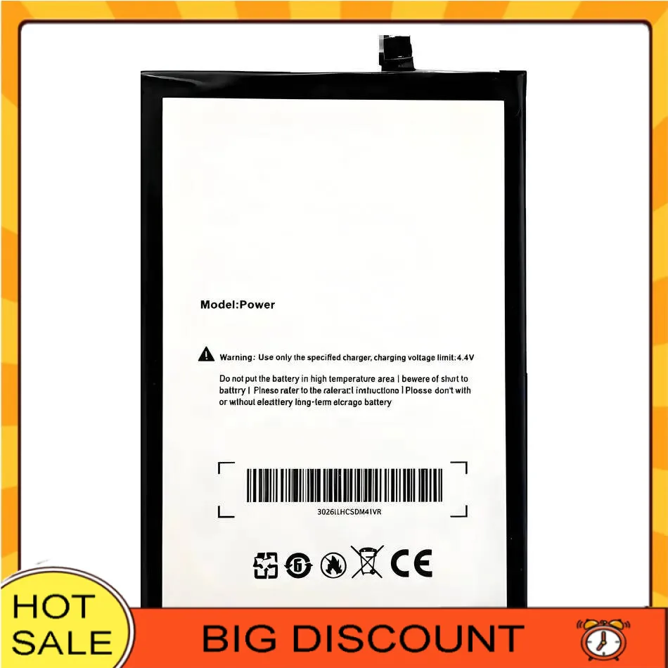 For Ulefone Power II 2 Mobile Phone Battery 6050Mah High-Capacity High Performance
For Ulefone Power II 2 Mobile Phone Battery 6050Mah High-Capacity High Performance