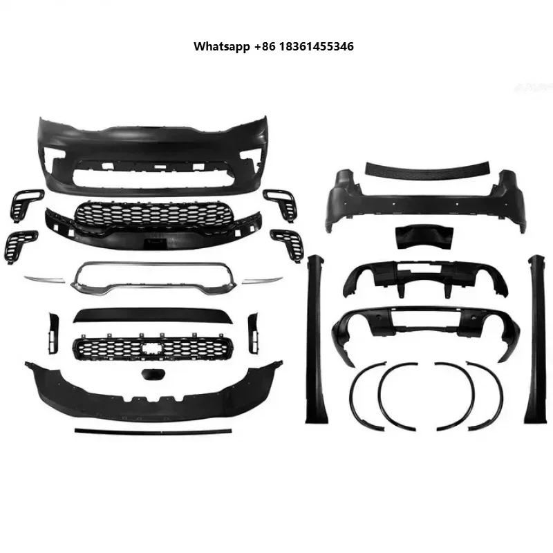 2015-2022 Full Bumper Set, Style Body Kit, Front & Rear Bumper Cover
2015-2022 Full Bumper Set, Style Body Kit, Front & Rear Bumper Cover