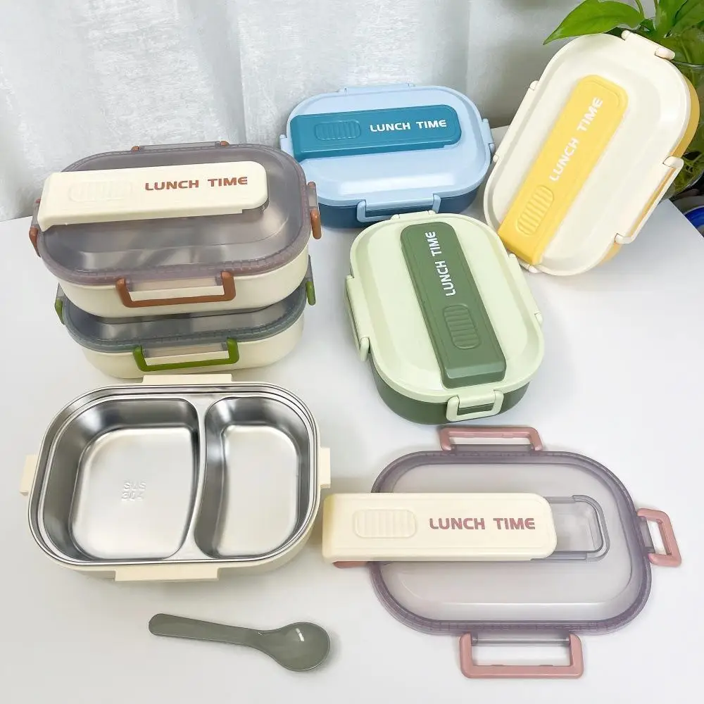 Large Capaci Square Stainl Steel 304 Lunch Box with Cover Korean Sle Divided Carent for Students And Office Workers
Large Capaci Square Stainl Steel 304 Lunch Box with Cover Korean Sle Divided Carent for Students And Office Workers