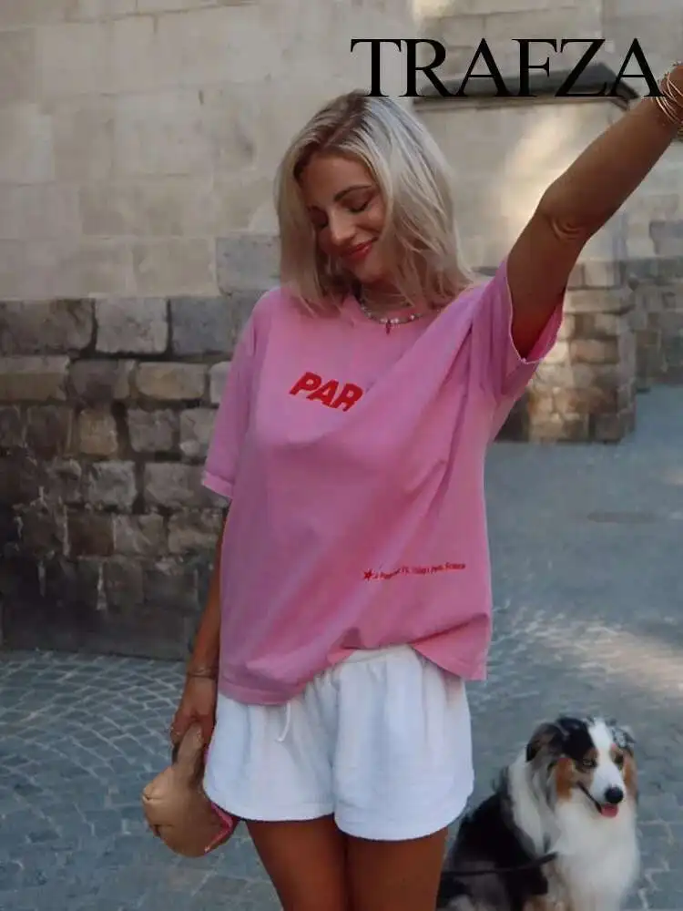 New Women Summer Vacation Slight Stretch Printed Washed Effect T-Shirt Female Chic Knit Crew Neck Short Sleeve Blouse Mujer
New Women Summer Vacation Slight Stretch Printed Washed Effect T-Shirt Female Chic Knit Crew Neck Short Sleeve Blouse Mujer