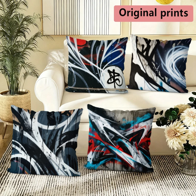 Graffiti Art Abstract Throw Pillow Covers Pattern Cushion Cover Suitable for Sofa Bedroom Car Pillow Cover
Graffiti Art Abstract Throw Pillow Covers Pattern Cushion Cover Suitable for Sofa Bedroom Car Pillow Cover