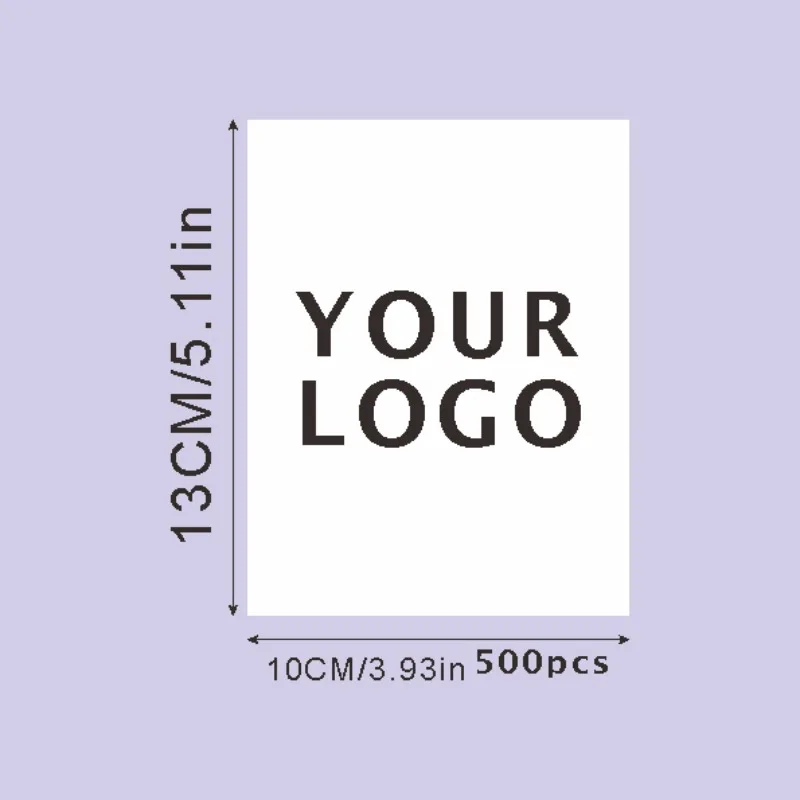 500 Pcs 13x10cm Wholesale Custom Embossed Stickers Personalized Logo Self-adhesive Non-drying Glue Label
500 Pcs 13x10cm Wholesale Custom Embossed Stickers Personalized Logo Self-adhesive Non-drying Glue Label