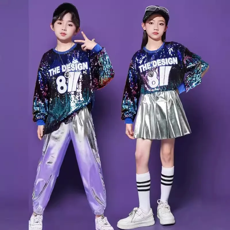 New Modern Dance Cheerleading Costumes Kindergarten Sequins Group Performance Hip Hop Dance Costumes
New Modern Dance Cheerleading Costumes Kindergarten Sequins Group Performance Hip Hop Dance Costumes