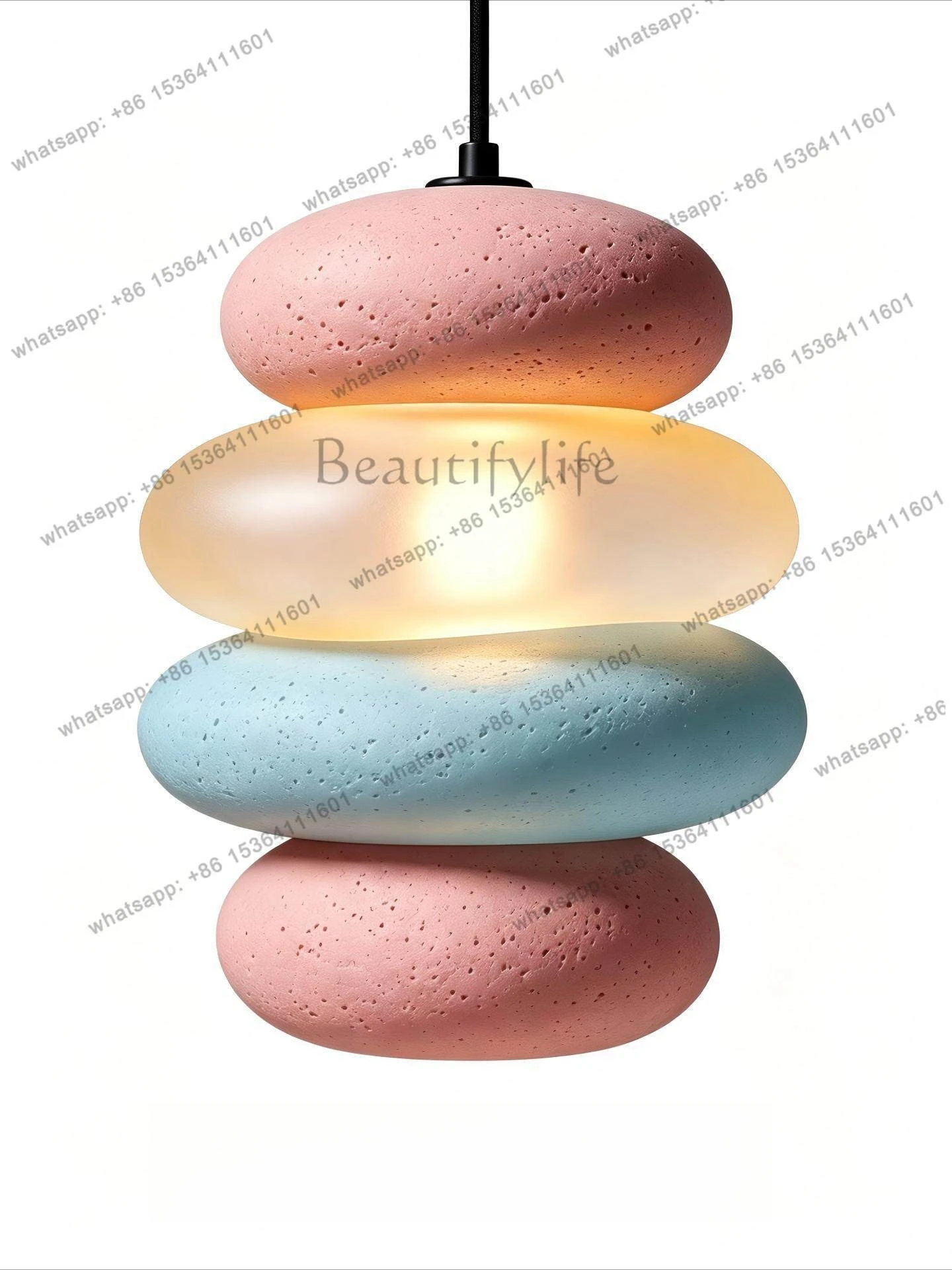 Macaron stacked stone bedside hanging luminous ornament healing system colored pebble shaped luminous ornament
Macaron stacked stone bedside hanging luminous ornament healing system colored pebble shaped luminous ornament