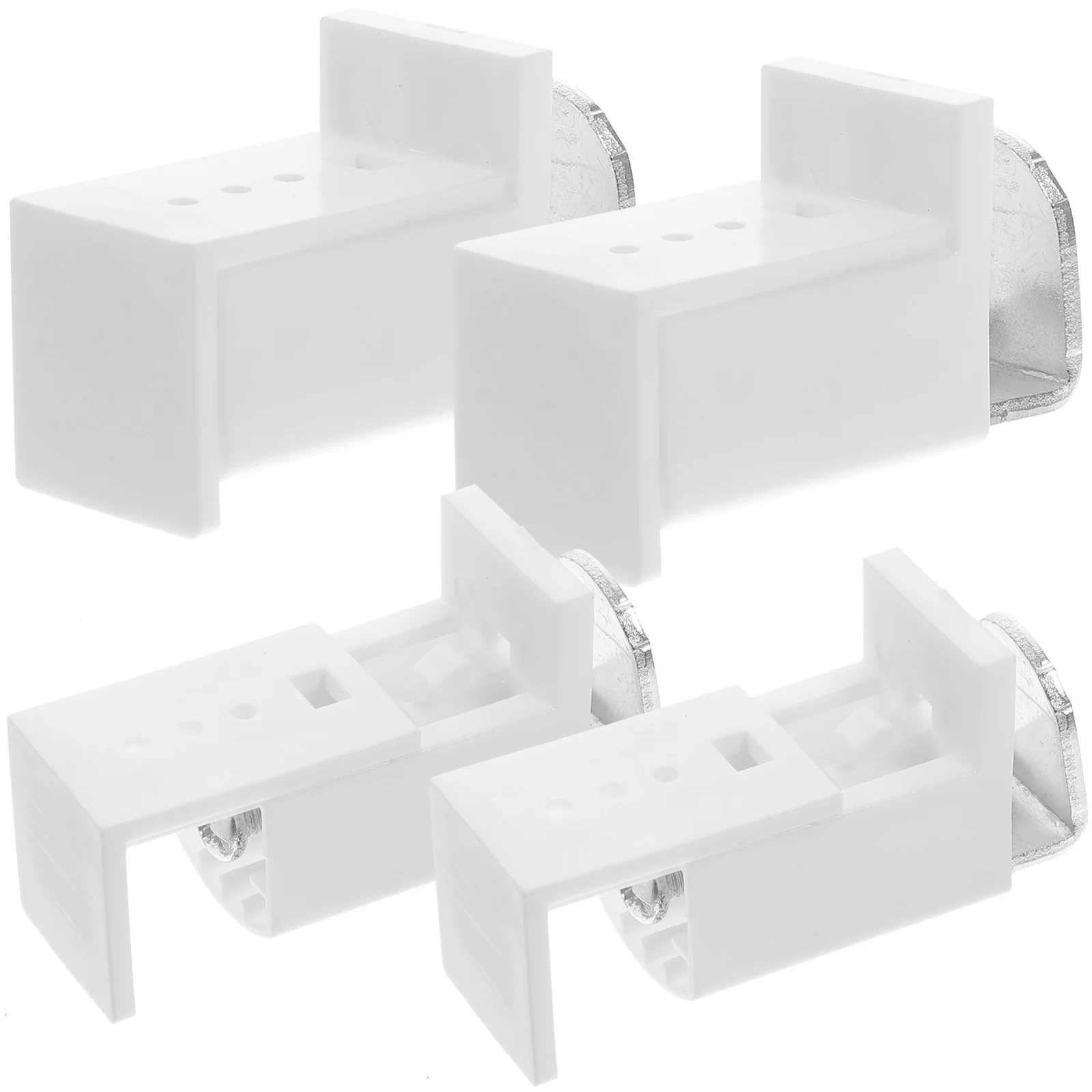 4 Pcs Curtains Rods Pleated Blind Bracket Window Headrail Brackets Adjustable Mounting for Blinds Holder White
4 Pcs Curtains Rods Pleated Blind Bracket Window Headrail Brackets Adjustable Mounting for Blinds Holder White