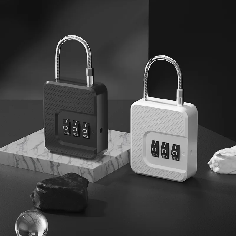 3 Digit Resettable Combination Padlock Backpack Zipper Lock Luggage Case Padlock Box Black Coded School Gym Locke bag charm
3 Digit Resettable Combination Padlock Backpack Zipper Lock Luggage Case Padlock Box Black Coded School Gym Locke bag charm