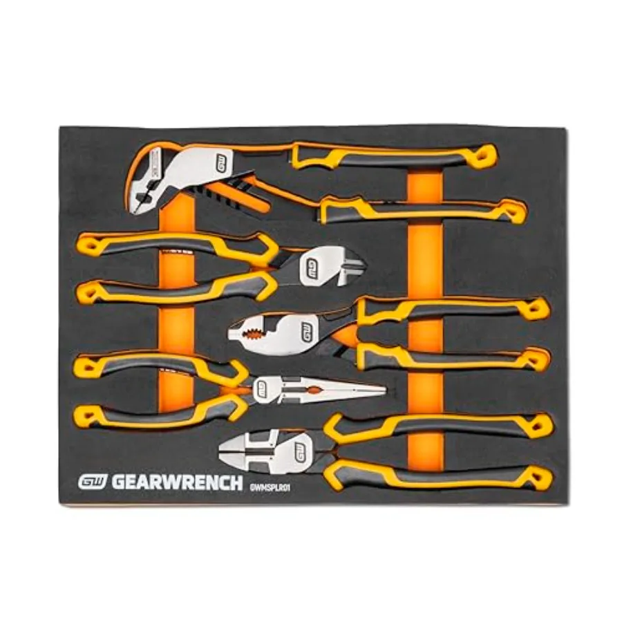 5 Piece PITBULL Cushion Grip Pliers Set in Foam Storage Tray -
5 Piece PITBULL Cushion Grip Pliers Set in Foam Storage Tray -